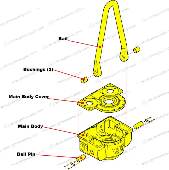 BUSHING, BAIL PIN 109507 BUSHING, BAIL PIN 109507