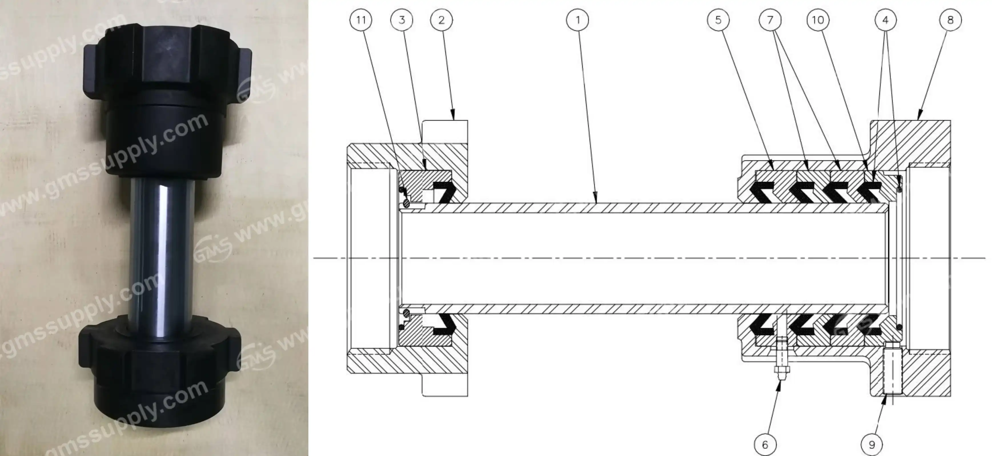 AY10031 wash pipe for Canrig TDS_GMS AY10031 wash pipe for Canrig TDS_GMS