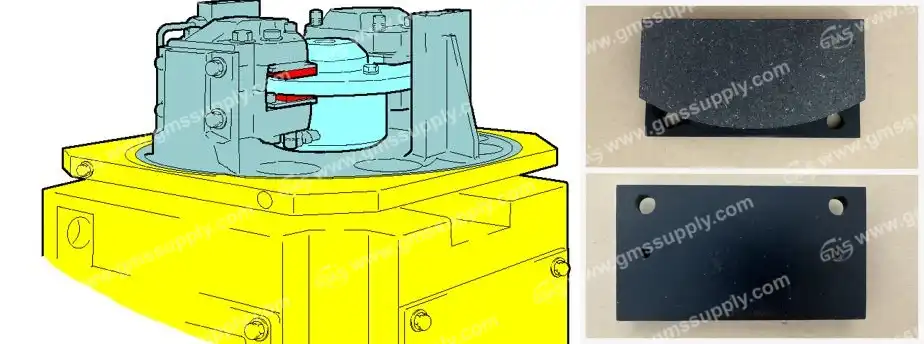 109528-1 brake pad friction pad TDS-11SA 109528-1 brake pad friction pad TDS-11SA