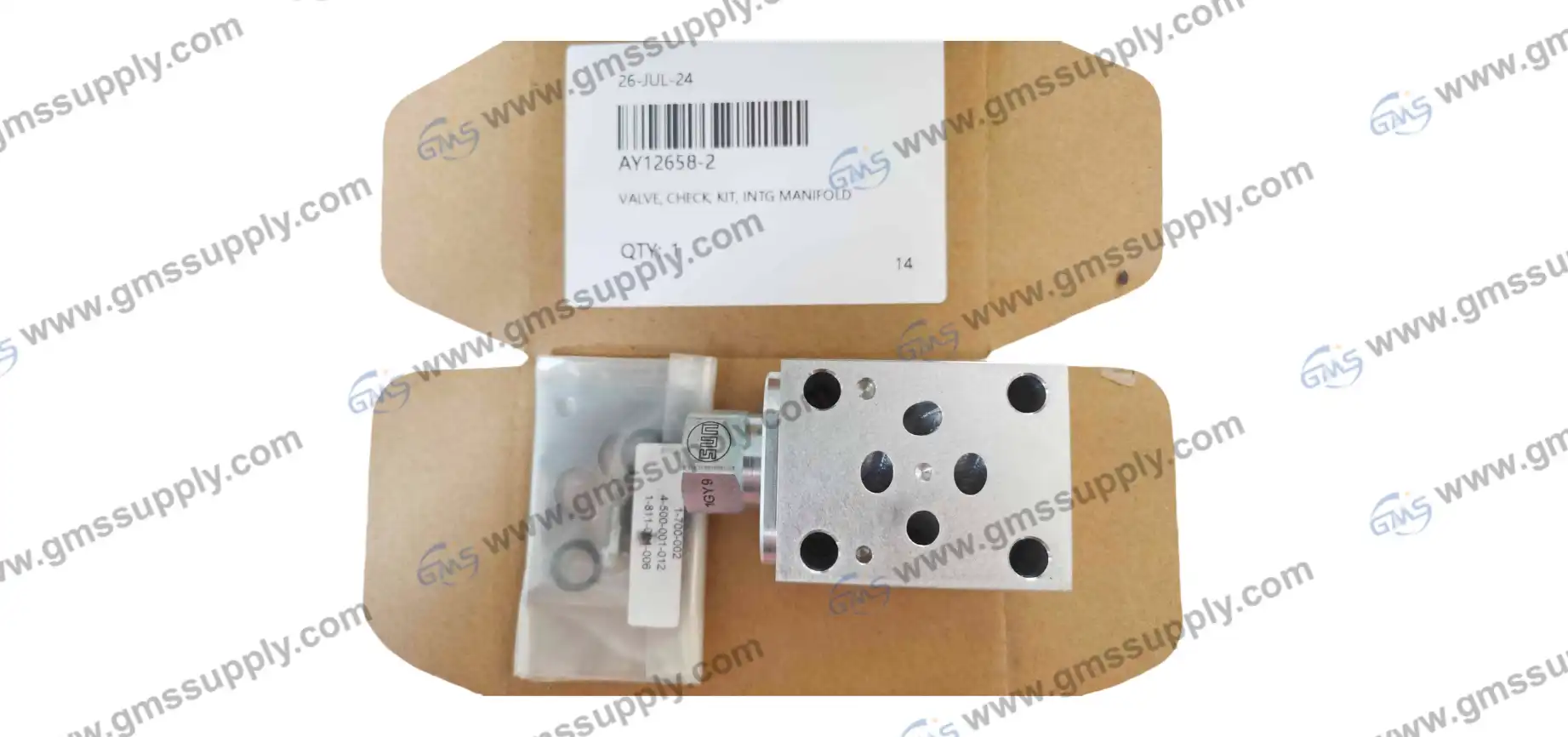 AY12658-2 VALVE CHECK KIT INTG MANIFOLD AY12658-2 VALVE CHECK KIT INTG MANIFOLD