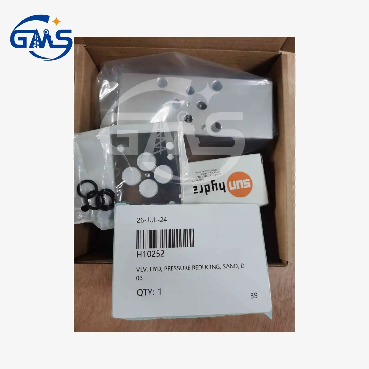 H10252 VLV HYD RIDUTTORE DI PRESSIONE SABBIA D03