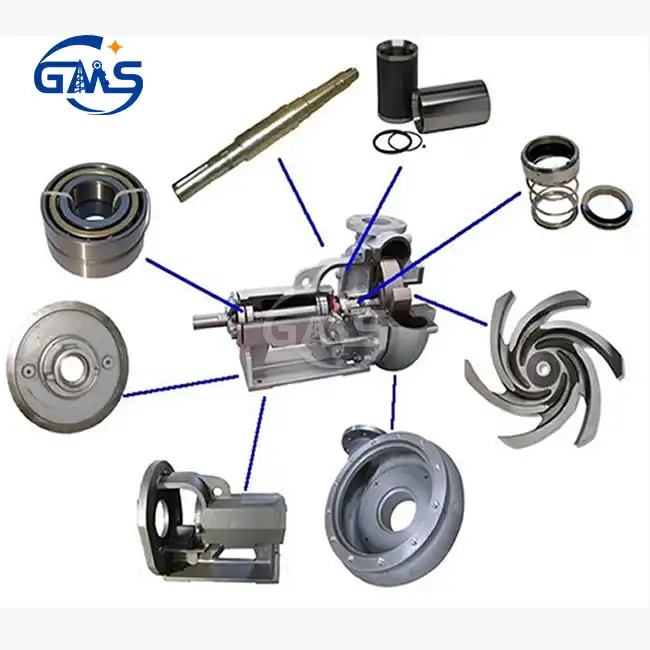 GMS-250 Centrifugal pump & Spare parts list