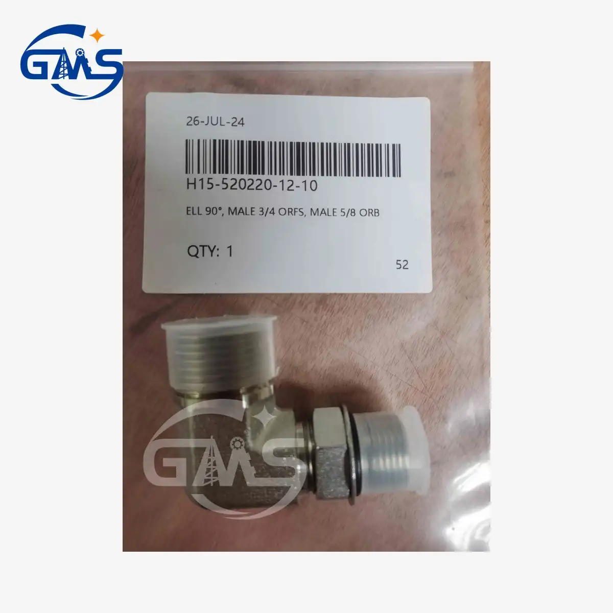 ELL 90°, OKUNRIN 3/4 ORFS, OKUNRIN 5/8 ORB H15-520220-12-10 C80350141